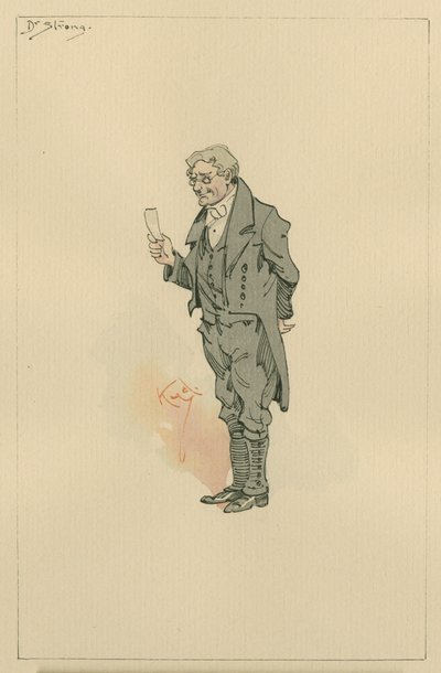 Dr Strong, c.1920s by Joseph Clayton Clarke